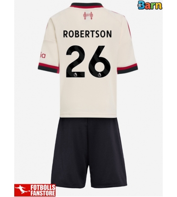 Liverpool Andrew Robertson #26 Bortatröja Barn 2025-26 Kortärmad (+ Korta byxor)